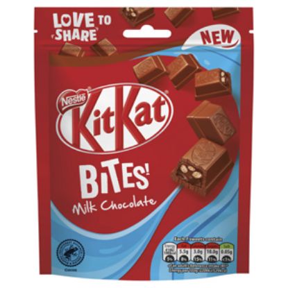 Picture of Pouch Kit Kat Bites Milk Choc  Nestle 90g x8